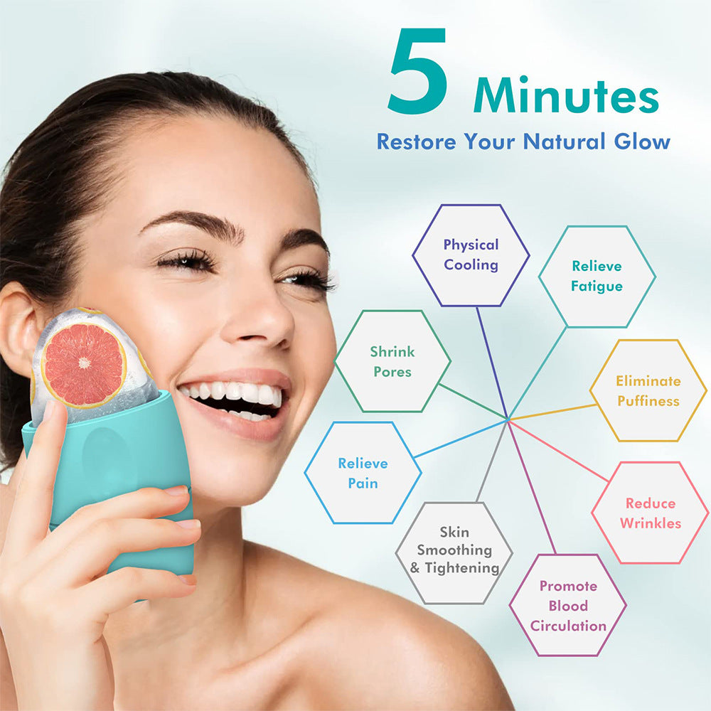 Ice Face Roller โ Instantly De-Puff & Tighten Skin (Ships from USA ๐บ๐ธ)